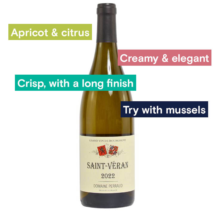 Domaine Perraud, Saint Veran Bottle and tasting notes