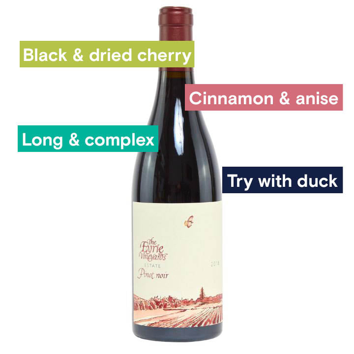 Eyrie Vineyards, Pinot Noir and tasting notes