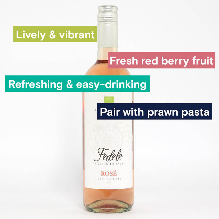 Fedele Organic Rose IGP and tasting notes