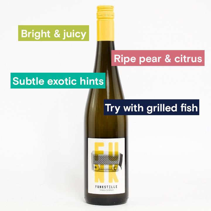 Funkstille Gruner Veltliner and tasting notes