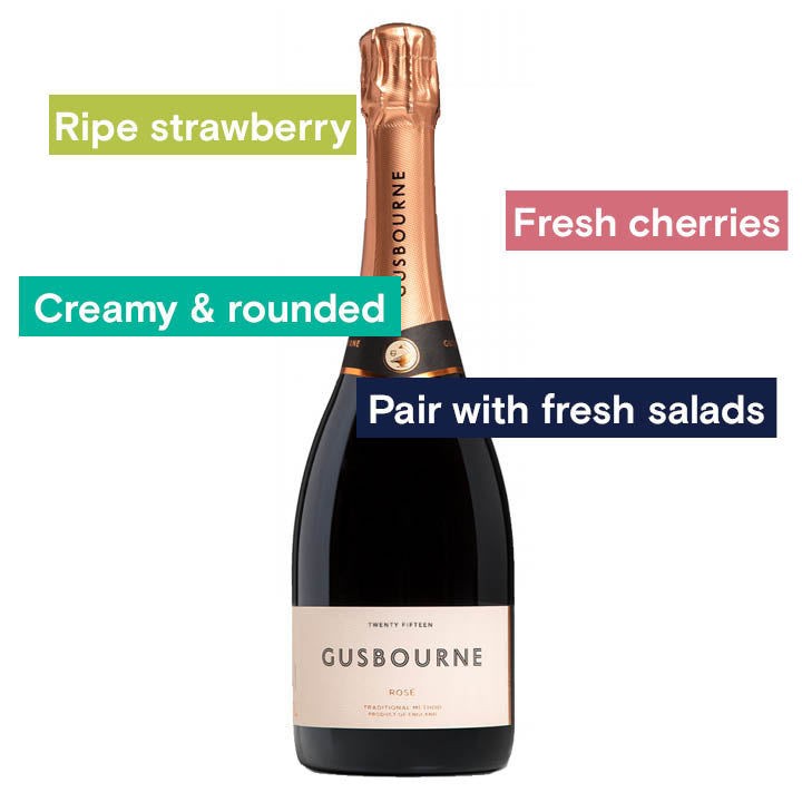 Gusbourne Rose and tasting notes