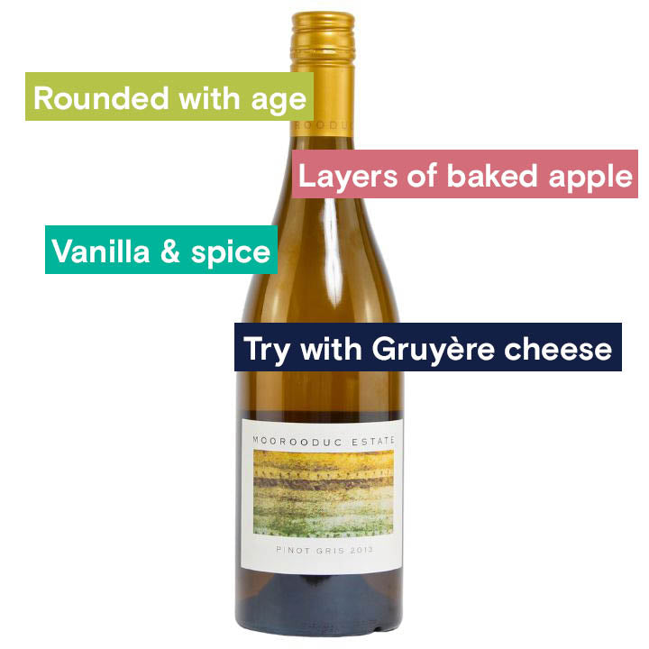 Moorooduc Pinot Gris 2013 bottle image and tasting notes