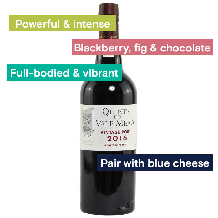 Quinta do Vale Meao, Port 2016 bottle and tasting notes