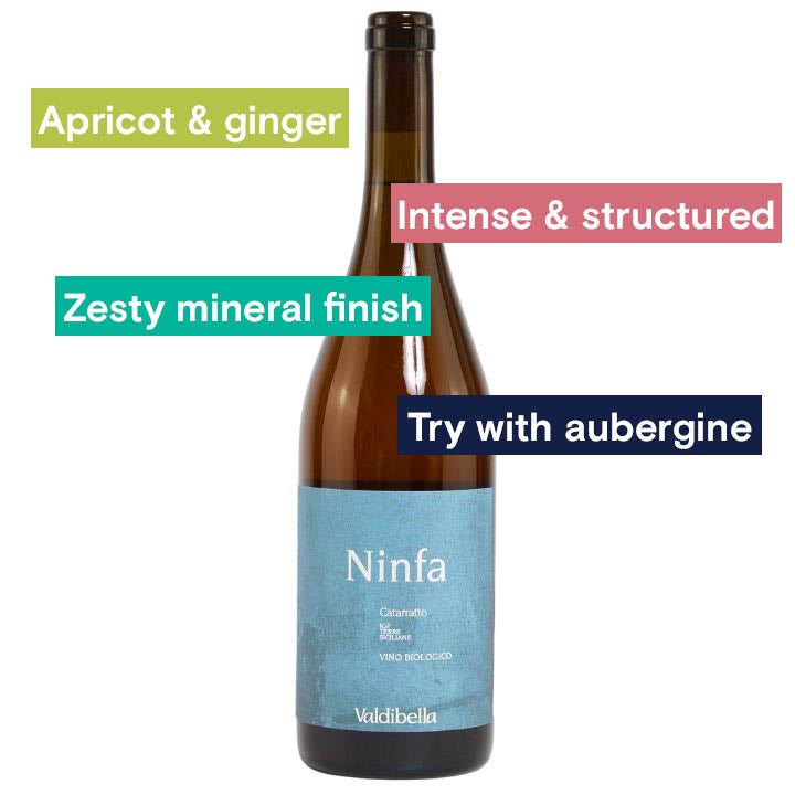 Valdibella, Ninfa bottle and tasting notes