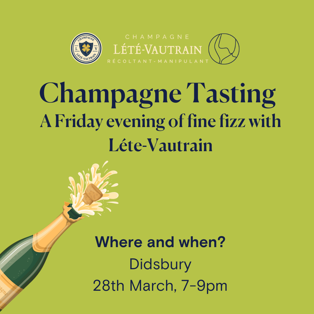 Lete-Vautrain Champagne Tasting. Didsbury 28th March