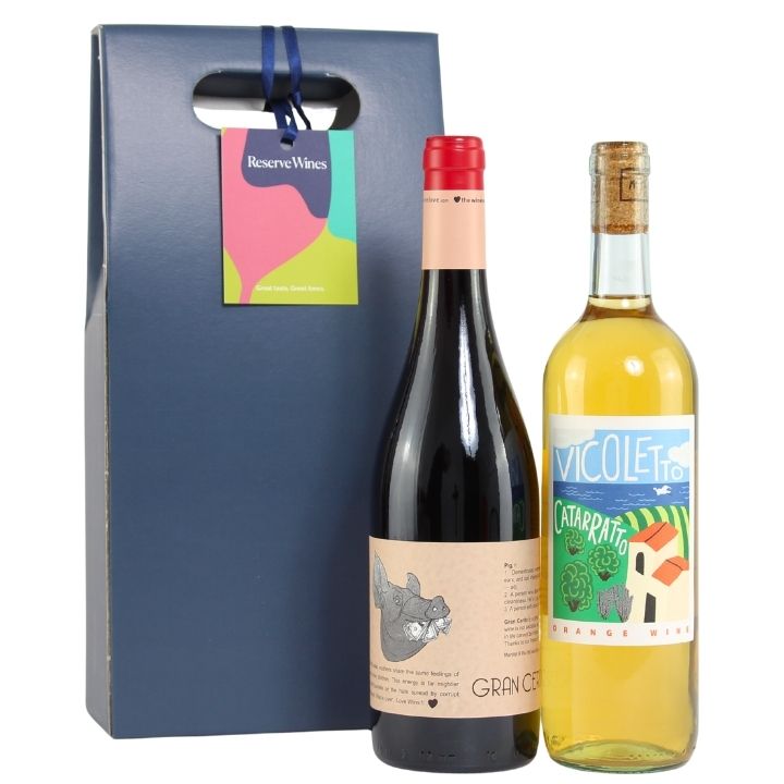 Natural Red Wine and Orange Wine Duo