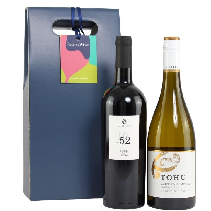 Festive Favourites - Christmas Red and White Wine Gift