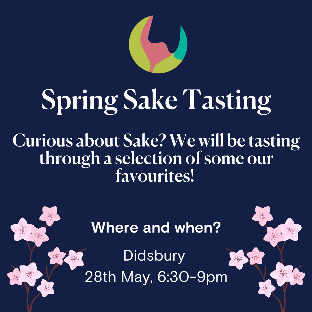 Spring Sake Tasting. Didsbury 28th May
