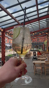 Passion fruit spritz at Altrincham Market House