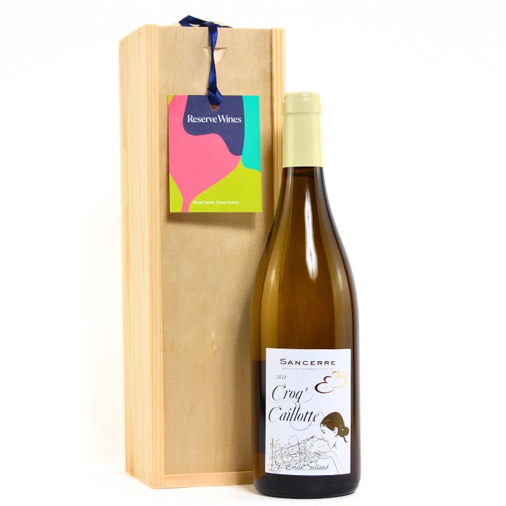 White wine gift 1 Bottle Sancerre Gift in Wooden Box