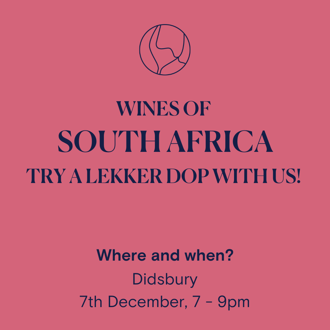 Wines of South Africa at Didsbury 7th December