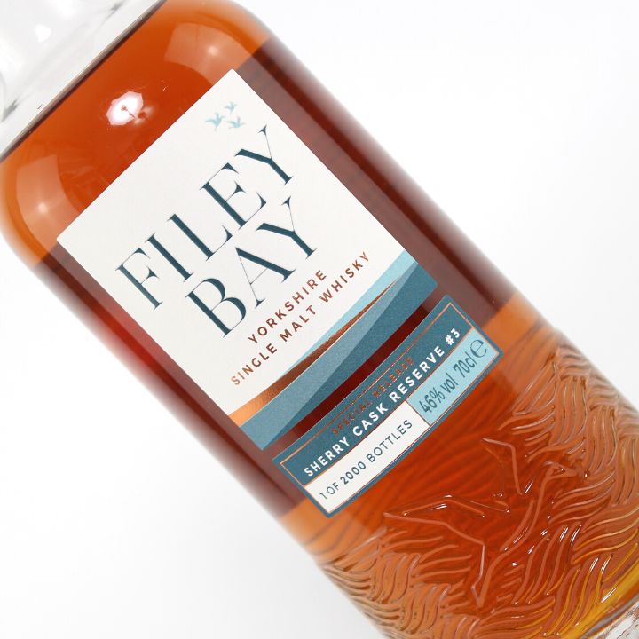Filey Bay Yorkshire Single Malt, Sherry Cask Reserve #3 Close Up