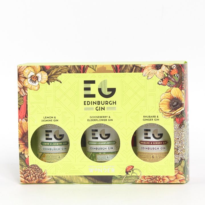 Reserve Wines | Edinburgh Gin, Floral Pack (3 x 5cl, 40%)