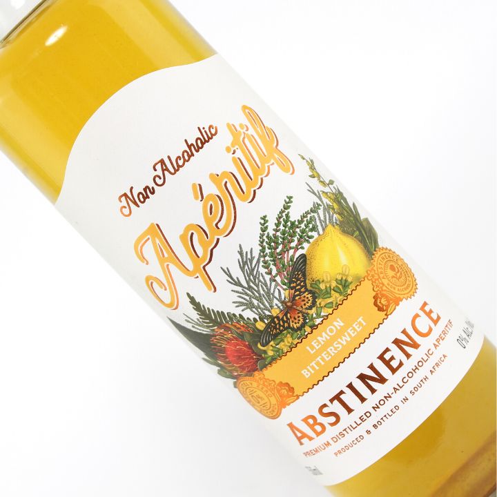 Abstinence Lemon Non-Alcoholic Aperitif (75cl) Close Up