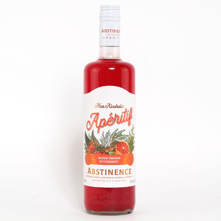 Abstinence Blood Orange Non-Alcoholic Aperitif (75cl)