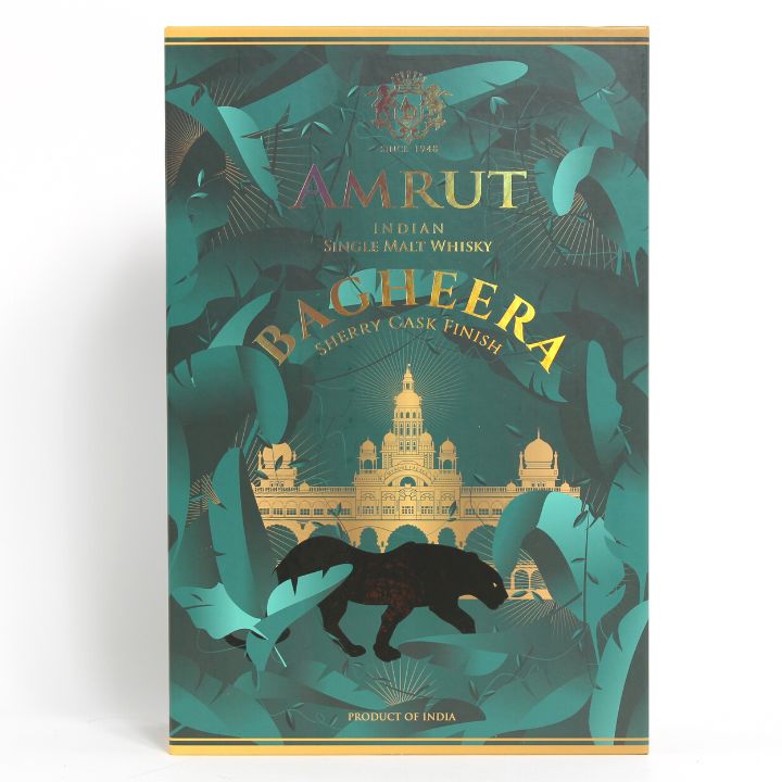 Amrut Bagheera Sherry Cask Gift Pack inc. 2 Glasses