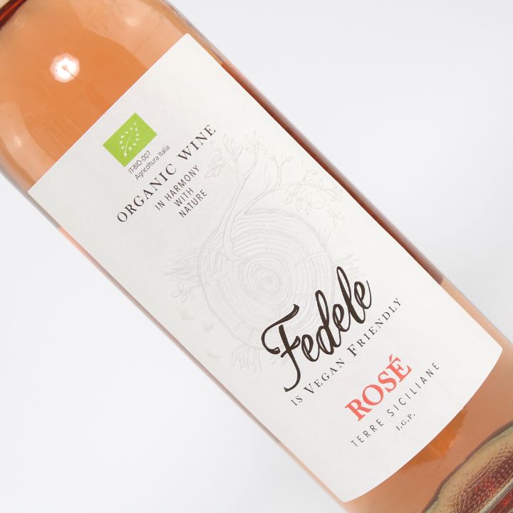 Fedele Organic Rosé Close Up