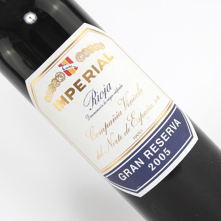 Reserve Wines CVNE Rioja Gran Reserva Imperial 2005 Close Up