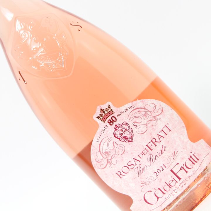 Reserve Wines Ca dei Frati, Rosa dei Frati Chiaretto Bottle Image Close Up