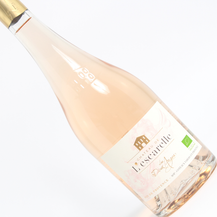 Reserve Wines Chateau L_Escarelle Les deux Anges Rose 2021 Close up