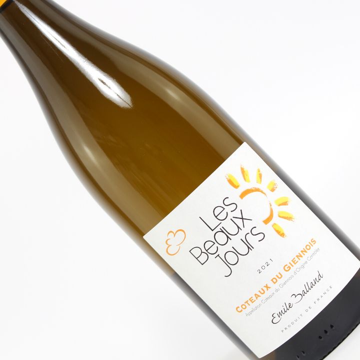Reserve Wines Emile Balland, Coteaux du Giennois Blanc 2021 Bottle Image Close Up