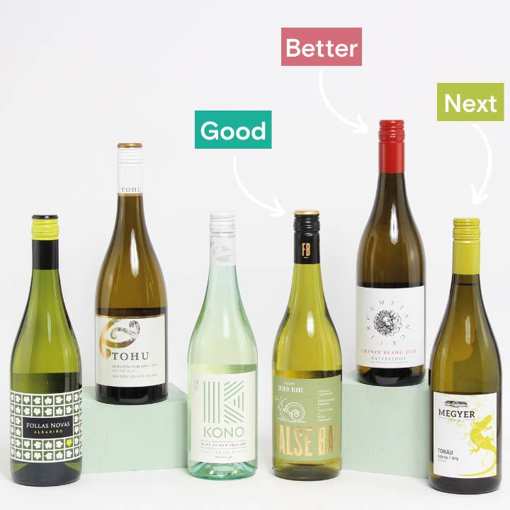 Reserve Wines. Good, Better, Next - Kono Sauvignon Blanc &amp; False Bay Chenin and four alternative wines to try.