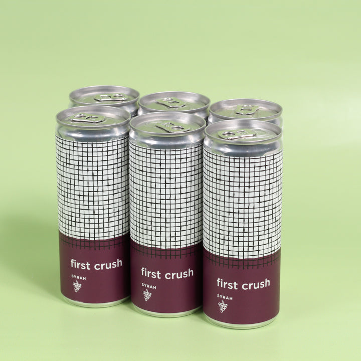 First Crush Cans - Syrah 6 pack