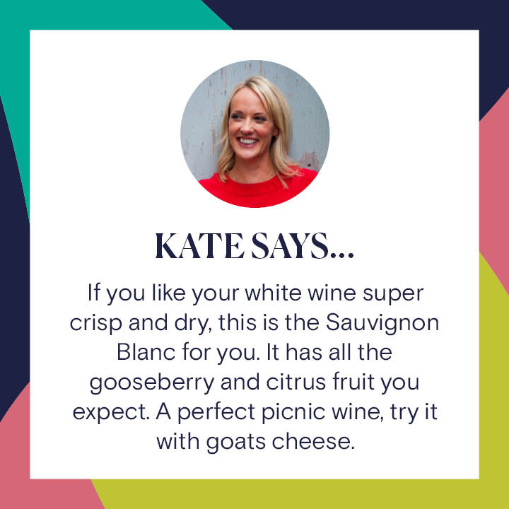 Reserve Wines Kate says: Chatelain-Desjacques, Sauvignon Blanc IGP. 2020. &quot;If you like your white wine super crisp and dry, this is the Sauvignon Blanc for you. It has all the gooseberry and citrus fruit you expect. A perfect picnic wine, try it with goats cheese.&quot;
