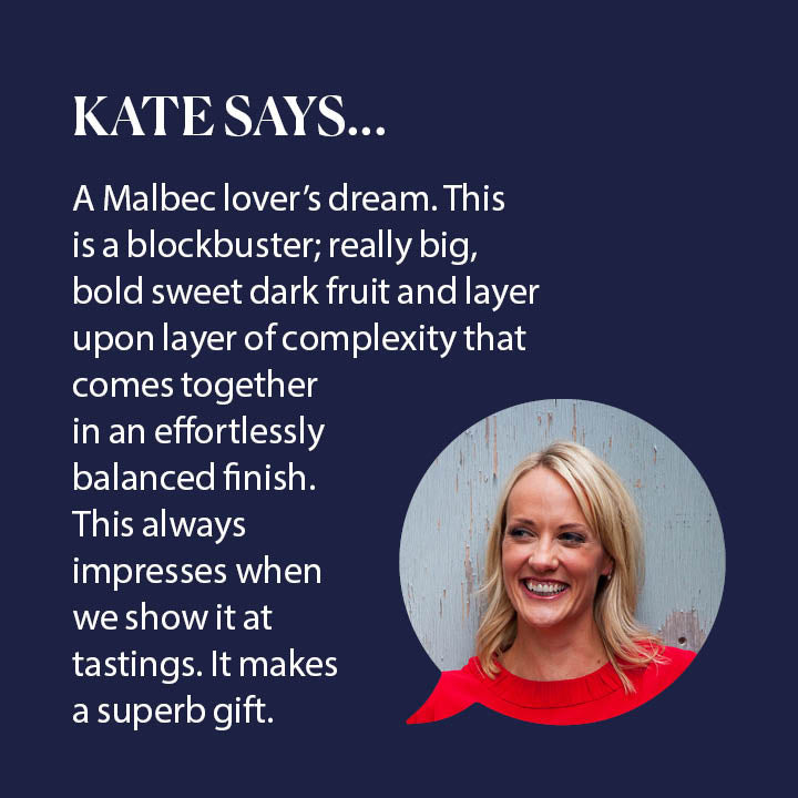 Sottano Judas Malbec 2018, Kate Says: A Malbec lover&#39;s dream. This is a blockbuster, really big, bold sweet dark fruit and layer upon layer of complexity that comes together in an effortlessly balanced finish. This always impresses when we show it at tastings. It makes a superb gift.