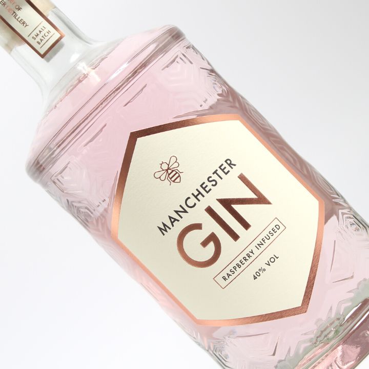 Manchester Gin, Raspberry Infused Gin (70cl, 40%