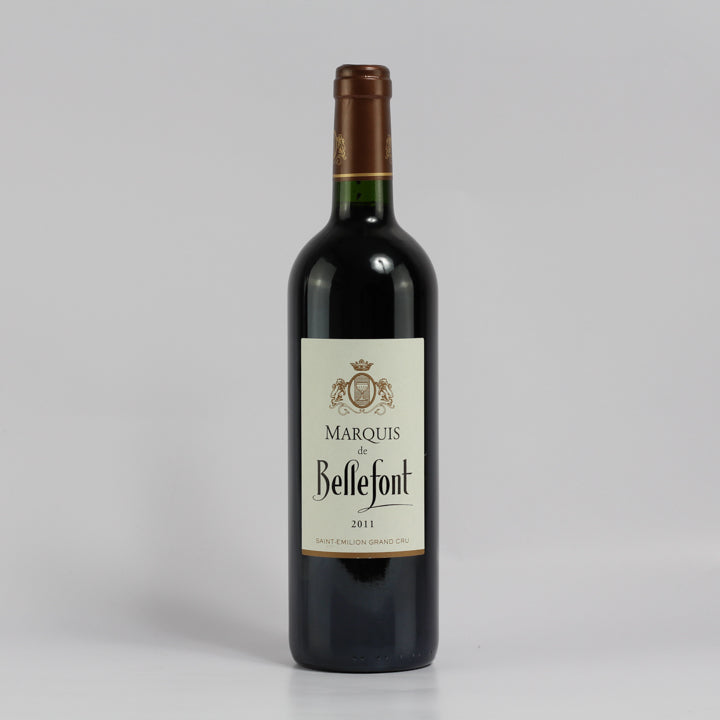Chateau Bellefont-Belcier, &#39;Marquis de Bellefont&#39;Saint Emilion Grand Cru 2011