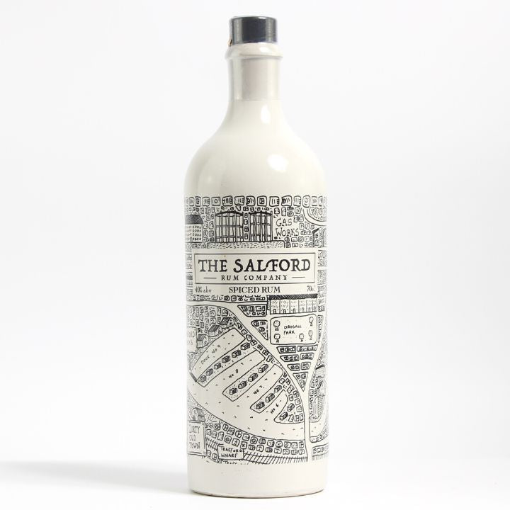 Salford Spiced Rum White Bottle (70cl, 40%)