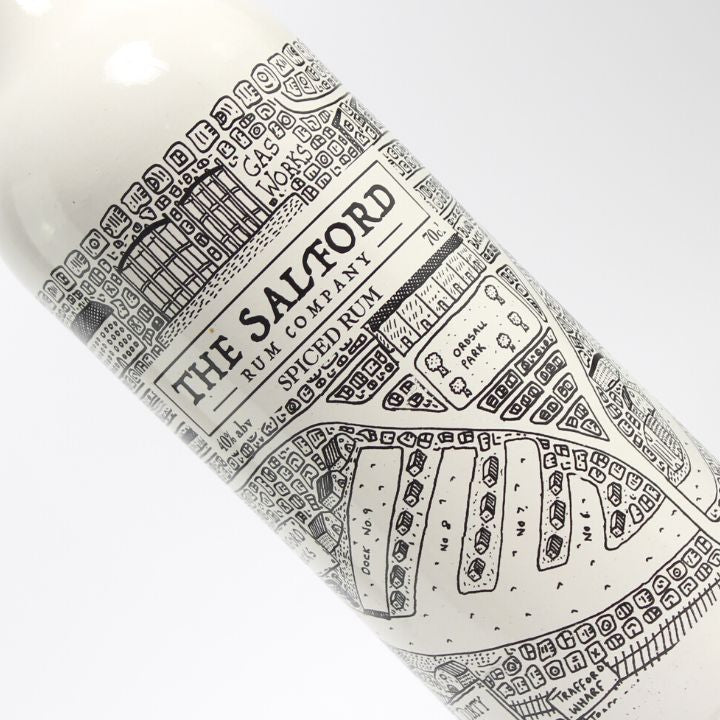 Salford Spiced Rum White Bottle (70cl, 40%)