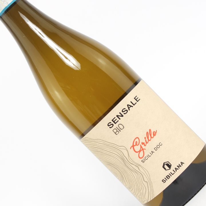 Reserve Wines Sensale Grillo Organic 2021 Bottle Image Close Up