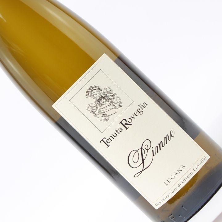 Roveglia, Lugana Limne 2020. Bottle image Close Up