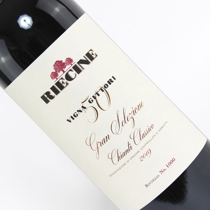 Riecine Vigna Gittori Chianti Classico Gran Selezione 2019 Close Up