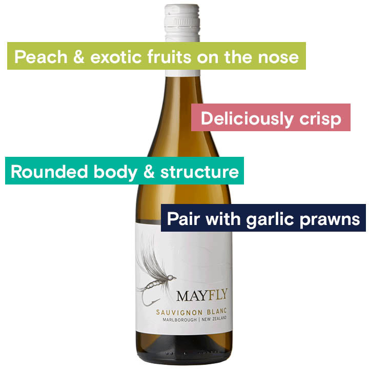 Mayfly Sauvignon Blanc. 2019